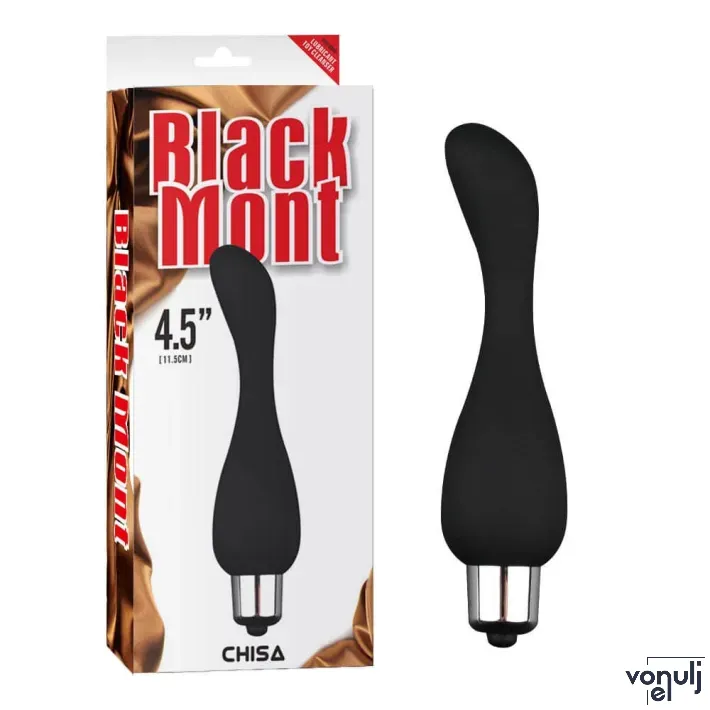 CHISA NOVELTIES minivibrátor Vibrating Smoothie - fekete színben, g-pontos, vízálló, elemes