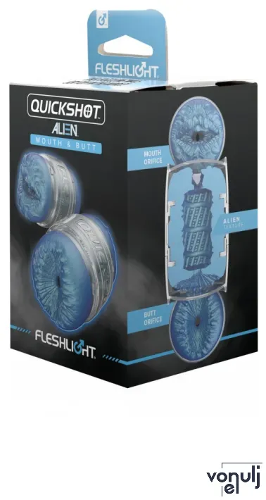 Ánusz és vagina maszturbátor Fleshlight Quickshot Alien