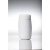 TENGA maszturbátor Puffy Sugar White - fehér színben, gömbös belső stimuláló felszínnel, vízálló