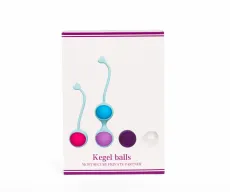 MISTRESS gésagolyó Beautiful Kegel Balls I - többszínű, 1 és 2 golyós változatban, 5 eltérő súlyú golyó, vízálló