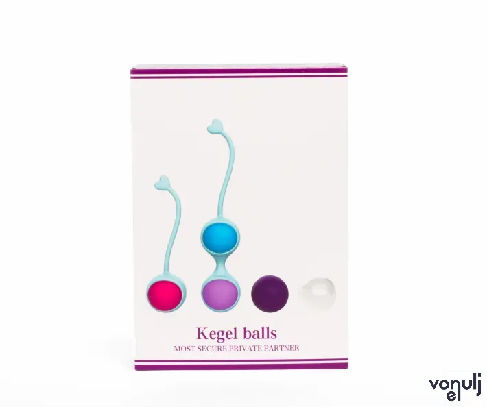 MISTRESS gésagolyó Beautiful Kegel Balls I - többszínű, 1 és 2 golyós változatban, 5 eltérő súlyú golyó, vízálló