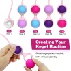 MISTRESS gésagolyó Beautiful Kegel Balls I - többszínű, 1 és 2 golyós változatban, 5 eltérő súlyú golyó, vízálló
