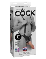 Strapon dildó hámmal Pipedream 11" Suspender System - vízálló,28 cm dildóval