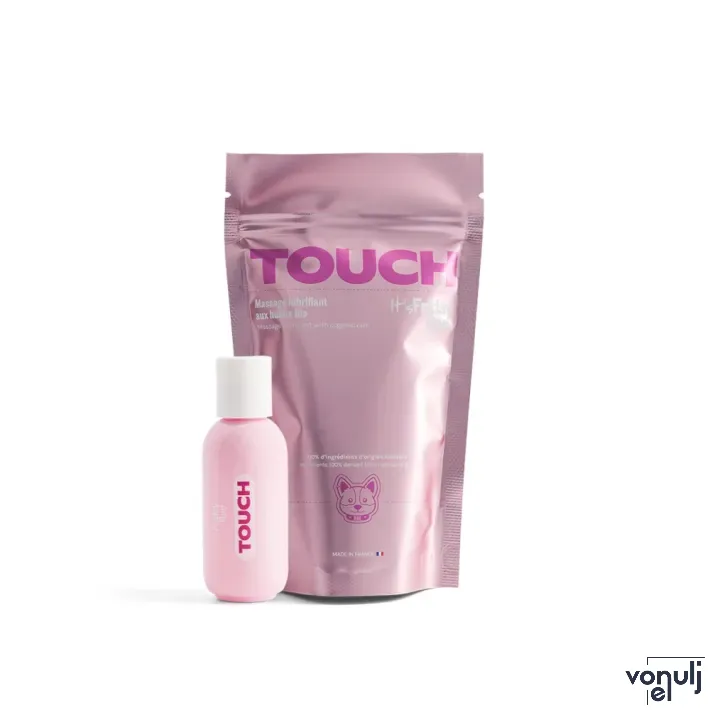 YESFORLOV masszázsolaj The Massage oil Touch Bottle 50 ml - mandula illattal, bio, 3in1, masszázshoz, síkosításhoz, orális szexhez