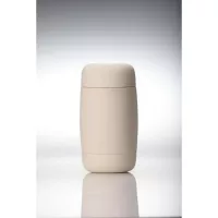 TENGA maszturbátor Puffy Latte Brown - barna színben, hálószerű belső stimuláló felszínnel, vízálló
