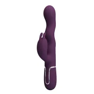 Csiklóizgatós g pont vibrátor Pretty Love Laursen Purple II - akkumulátoros, vízálló