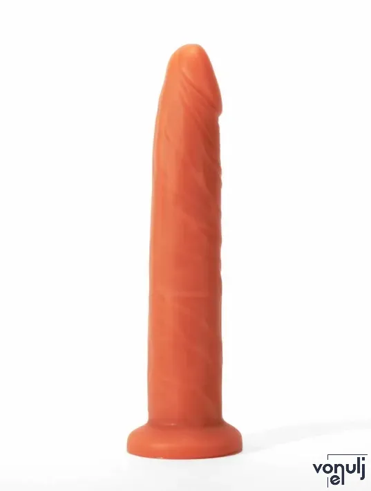 X-MEN élethű dildó 6.5" Colours Pleasure Flesh 2 - Közepes méretű, herék nélkül, letapasztható, testszínű, szilikon (17 cm)