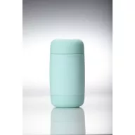 TENGA maszturbátor Puffy Mint Green - kék színben, gyöngyös belső stimuláló felszínnel, vízálló