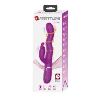 Csiklóizgatós g pont vibrátor Pretty Love Laursen Purple I - akkumulátoros, vízálló