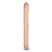 LOVETOY kétvégű dildó Realistic Slim Ultra Double Dildo - realisztikus, testszínű, hajlítható, vízálló, PVC ( 45 cm )