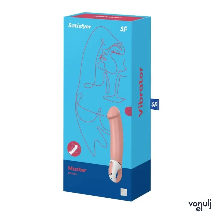 SATISFYER G-pont vibrátor Vibes Master - natúr színben, vízálló, akkumulátoros