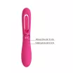 G pont vibrátor Romance Lexie Pink - akkumulátoros,vízálló