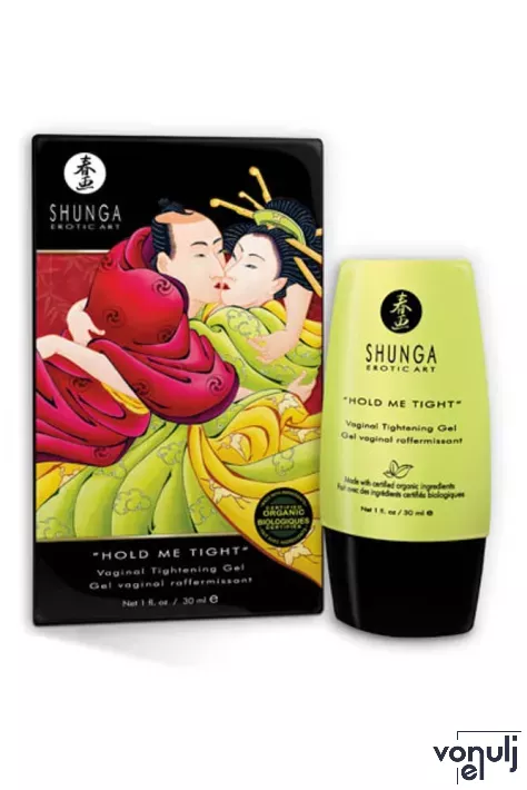 SHUNGA stimuláló gél Hold Me Tight Vaginal Tightening Gel 30 ml - vaginaszűkítő hatással , íz- és illatanyag mentes