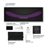 Dupla páros vibrátor LELO Boomerang Purple - akkumulátoros, vízálló