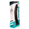 X-MEN hajlított dildó Kerwin’s 12.2 inch Cock Black - fekete színben, bordázott, letapasztható, vízálló, PVC ( 31 cm )