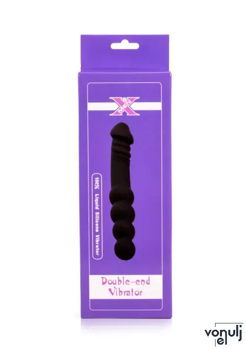 Anál plug X-MEN Double-end Vibrating Butt Plug