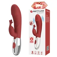 Csiklóizgatós g pont vibrátor Pretty Love Rasmussen Red - elemes,vízálló