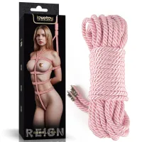 Shibari bondage kötél Lovetoy Rebellion Reign Rose - 10 m