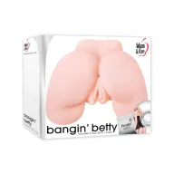 ADAM&EVE maszturbátor Bangin Betty Stroker Kit - realisztikus, testszínű, vagina és ánusznyílással, vízálló, vibráció nélküli