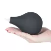 LOVETOY élethű dildó 10" SQUIRT EXTREME DILDO - nagy méretű, herékkel, ejakuláló, nagy pumpa, letapasztható, fekete, PVC (25 cm)