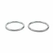 RIMBA péniszgyűrű szett Cock Rings Silver -ezüst színben, 2 különböző méretű, vízálló, vibráció nélküli