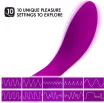 LELO G-pont vibrátor Mona Wave Deep Rose EU - lila színben, vízálló, akkumulátoros