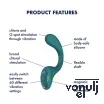 G pont vibrátor Satisfyer G for Goddess 2 - akkumulátoros, vízálló