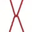 Shibari bondage kötél Lovetoy Rebellion Reign Crimson - 10 m