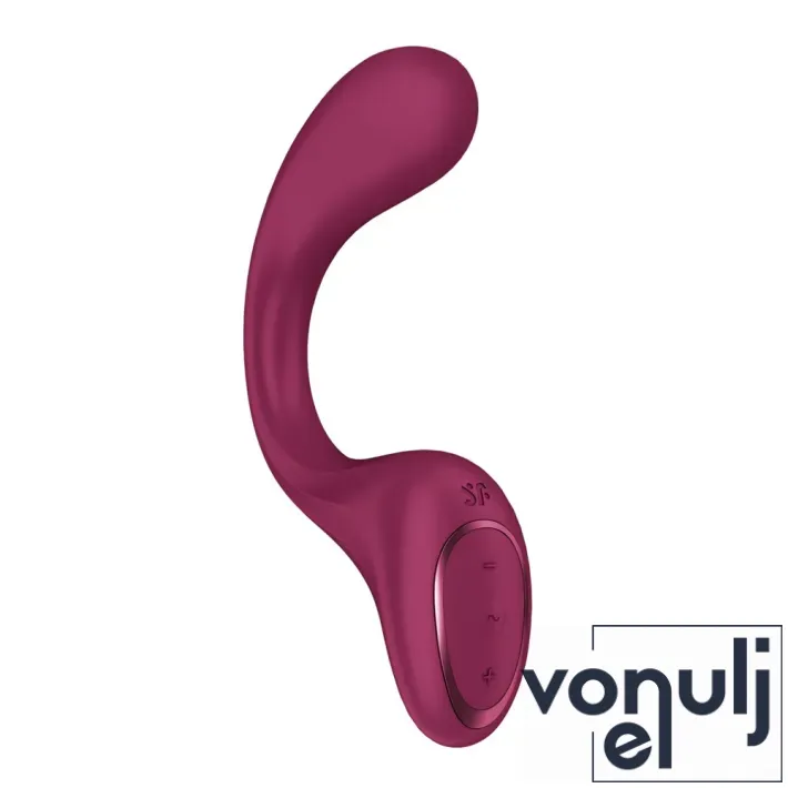 G pont vibrátor Satisfyer G for Goddess 2 Wine Red - akkumulátoros, vízálló