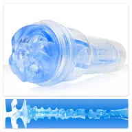 FLESHLIGHT maszturbátor Turbo Blue Ice Textura Thrust - nonfiguratív, kék színű, vízálló, vibráció nélküli