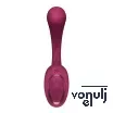 G pont vibrátor Satisfyer G for Goddess 2 Wine Red - akkumulátoros, vízálló