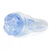 FLESHLIGHT maszturbátor Turbo Blue Ice Textura Thrust - nonfiguratív, kék színű, vízálló, vibráció nélküli