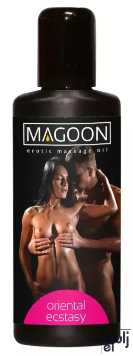 ORION MAGOON masszázsolaj Oriental Extasy Massage Oil 100 ml - keleti illattal, jojoba olajjal, tartós síkossággal