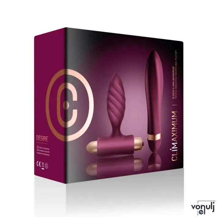 Vibrátor szett Rocks-off Climaximum Desire - vibrátor,anál plug