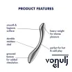 Hajlított műpénisz Satisfyer Pure Gravity 1 - fém, vízálló