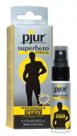 PJUR késleltető spray Superhero Strong Delay Spray 20 ml - férfiaknak, gyömbér kivonattal, illat- és ízmentes, latex óvszerhez is