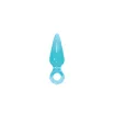 NS NOVELTIES fenékdugó Jolie Pleasures Mini Aqua - kék színben, fogógyűrűs, vízálló, TPE, 9 cm