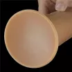 LOVETOY élethű vibrátor 10'' Dual Layered Platinum Silicone Rotator - vízálló, letapasztható, távirányítóval, akkumulátoros, szilikon (25 cm)