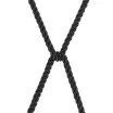 Shibari bondage kötél Lovetoy Rebellion Reign Ebony - 10 m