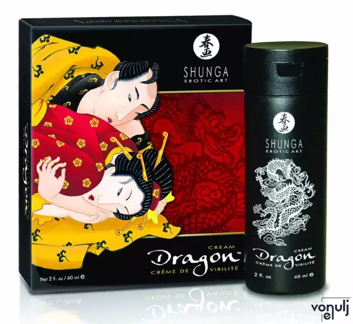 SHUNGA erekciónövelő krém férfiaknak - Dragon cream 60ml