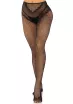 Szexi harisnya Leg Avenue Crotchless backseam tights O/S black