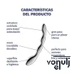 Hajlított műpénisz Satisfyer Cosmic Crest 2 - fém, vízálló
