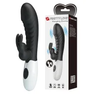 Csiklóizgatós g pont vibrátor Pretty Love Naugthy Bunny Black - elemes,vízálló