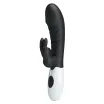 Csiklóizgatós g pont vibrátor Pretty Love Naugthy Bunny Black - elemes,vízálló
