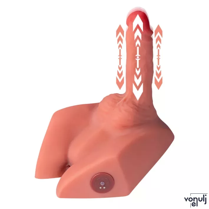 Műánusz maszturbátor dildóval Mistress Michael - akkumulátoros, vízálló