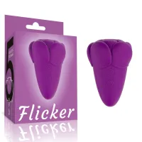 Rezgő csiklóizgató Lovetoy Flicker Purple - akkumulátoros,vízálló