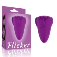 Rezgő csiklóizgató Lovetoy Flicker Purple - akkumulátoros,vízálló