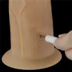 LOVETOY élethű vibrátor 8.0'' Dual Layered Platinum Silicone Rotator -  vízálló, letapasztható, távirányítóval, akkumulátoros, szilikon (20 cm)