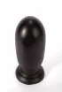 X-MEN fenékdugó 9.6" Huge Butt Plug Black 1 - fekete színben, letapasztható, PVC, 24 cm