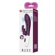 Csiklóizgatós g pont vibrátor Pretty Love Naugthy Bunny Purple II - elemes,vízálló